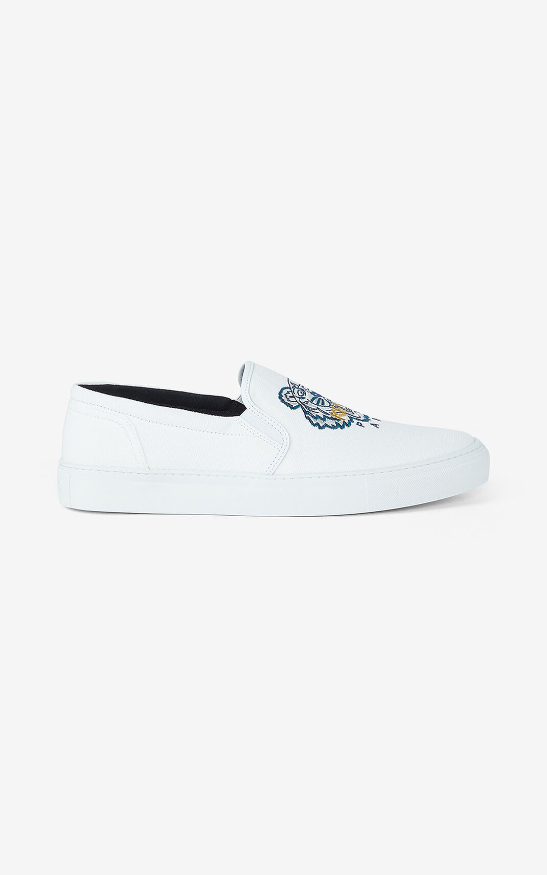 Tênis Kenzo K Skate Tiger lace free Masculino - Branco | 824VETBYC